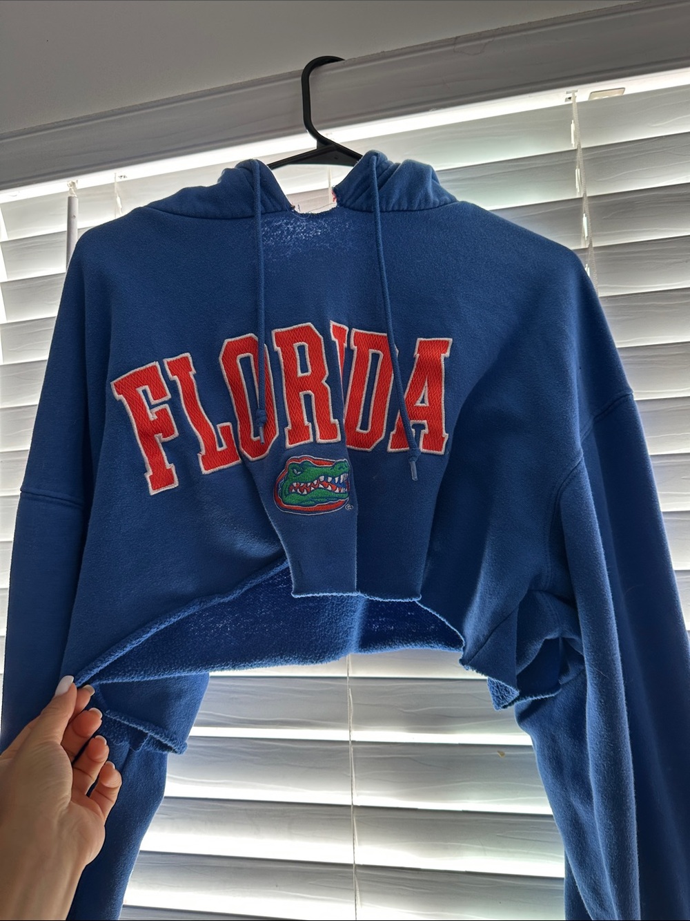 Florida Gators Blue Cropped Hoodie